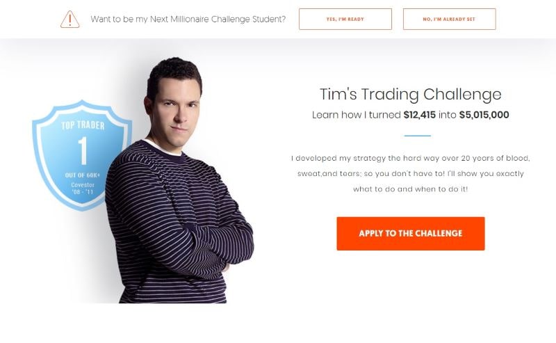 Timothy Sykes Penny Stocks investment website home page