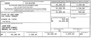 W-2 form, perhaps the most important financial record
