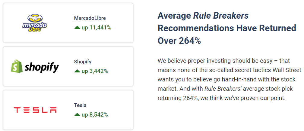 Rule Breakers top stock picks may 2024